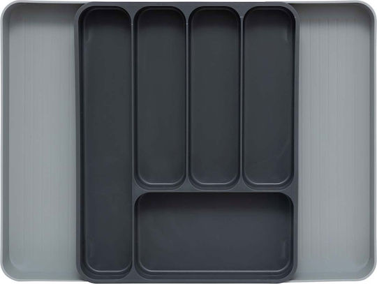 Atmosphera Drawer Cutlery Tray Opening Plastic 39x31x5.5cm Grey