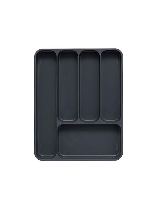 Atmosphera Tăvi Pentru Tacâmuri De Sertar Rabătabilă Din Plastic 39x31x5.5cm Gri