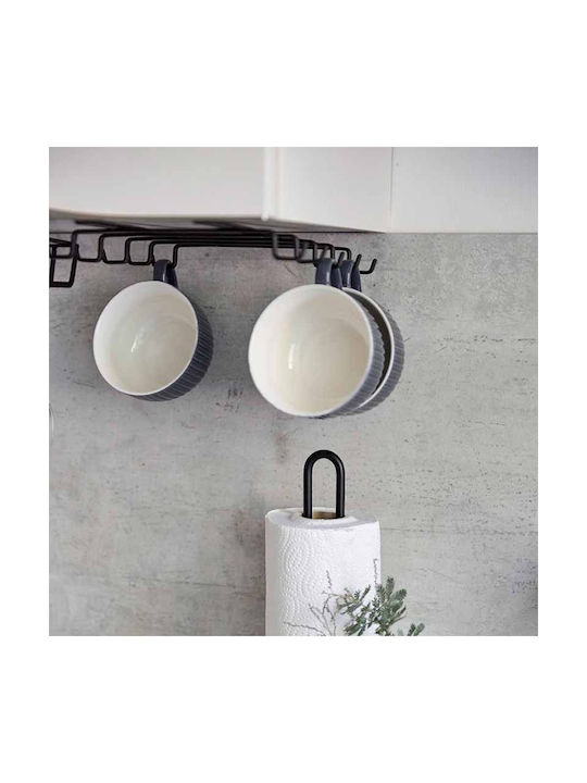 Wenko Βάση για Κούπες Klea Μεταλλική 28x22.5x5εκ. 2τμχ Μαύρη