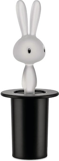 Alessi Alessi Zahnstocher-Etui Magic Bunny Kunststoff 7x7x14cm Schwarze