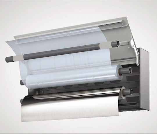 Metaltex Tango Държач за Хартиени Кърпички Стенен Метален Сребрист 37.5x24.4x7см 254412