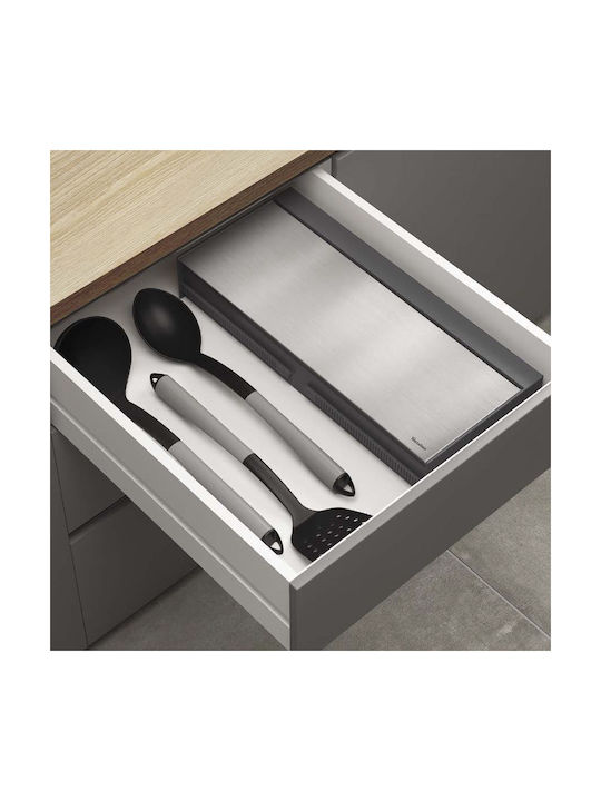 Metaltex Tango Wall Mounted Metallic Silver Paper Towel Holder 37.5x24.4x7cm 254412