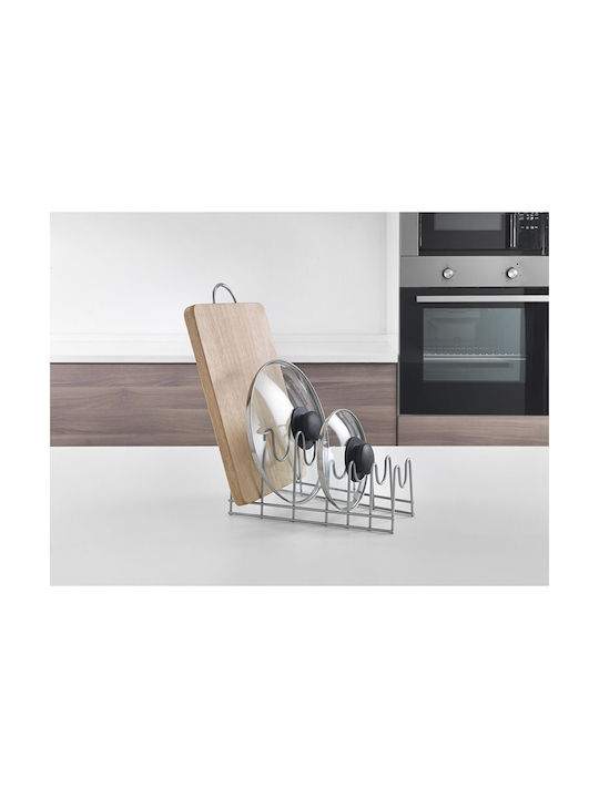 Metaltex Lido Kitchen Organizer Racks Metallic in Silver Colour 16x28x14cm