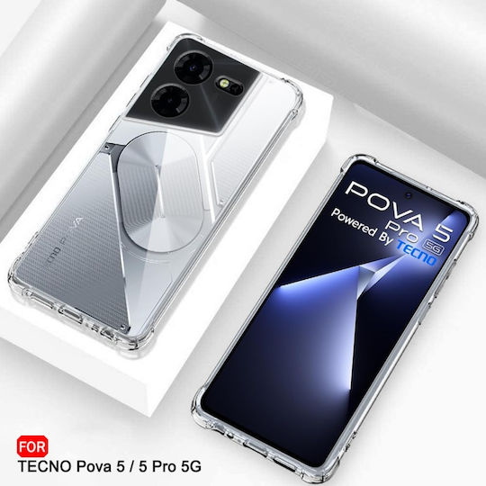 Back Cover Σιλικόνης Διάφανο (Realme 5 Pro)