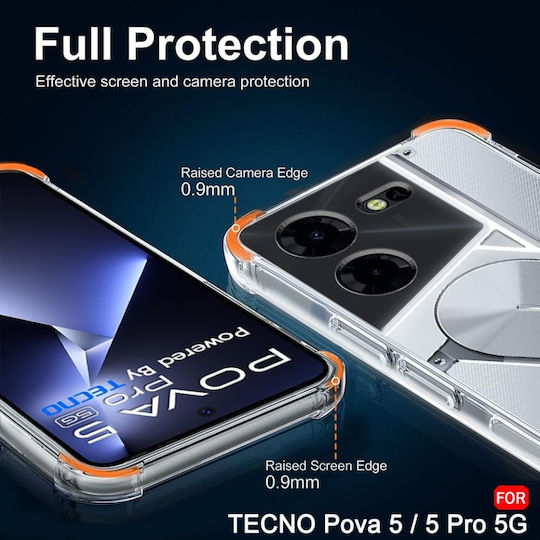 Back Cover Σιλικόνης Διάφανο (Realme 5 Pro)