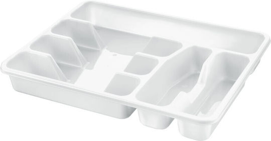 Viosarp Besteckeinsätze für Schubladen Kunststoff 38x30x5cm Beige