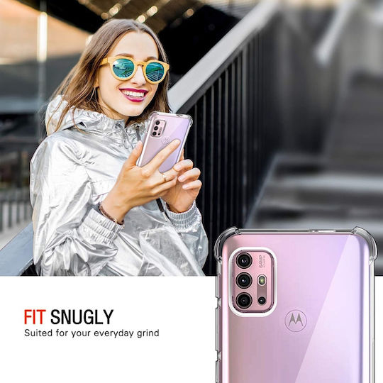 Back Cover Silicon Transparent (Moto G30Nokia G20)