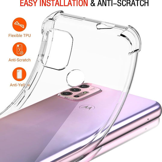 Back Cover Silicon Transparent (Moto G30Nokia G20)