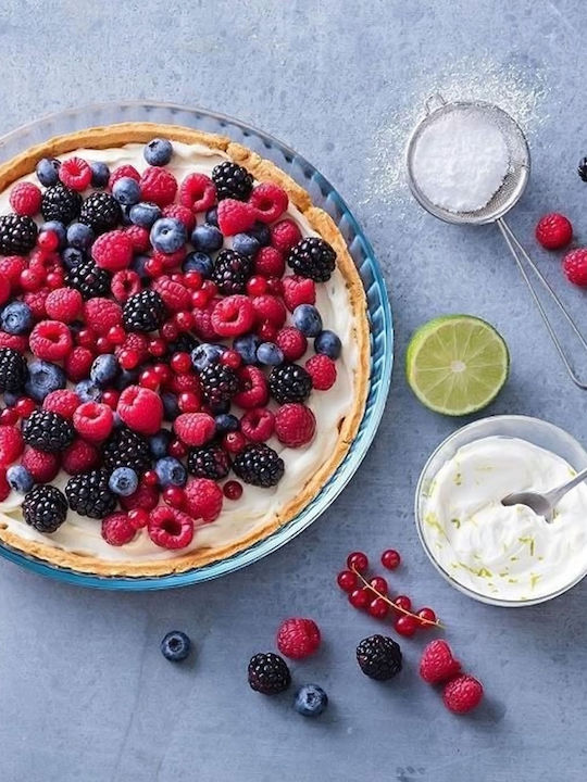 Pyrex No Coating Glass Tart Baking Pan 24x24cm
