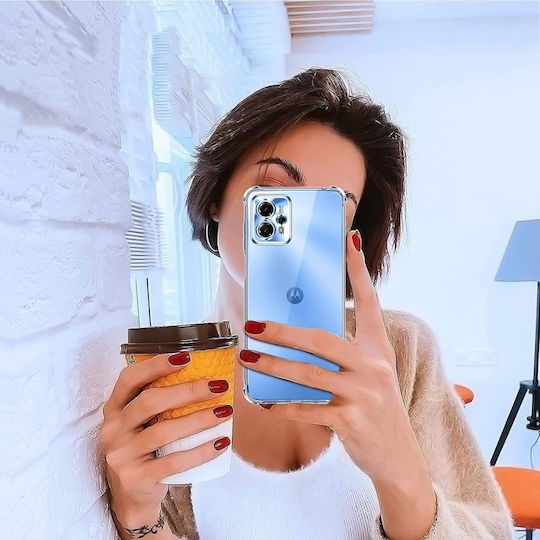 Umschlag Rückseite Silikon Transparent (Moto G35)