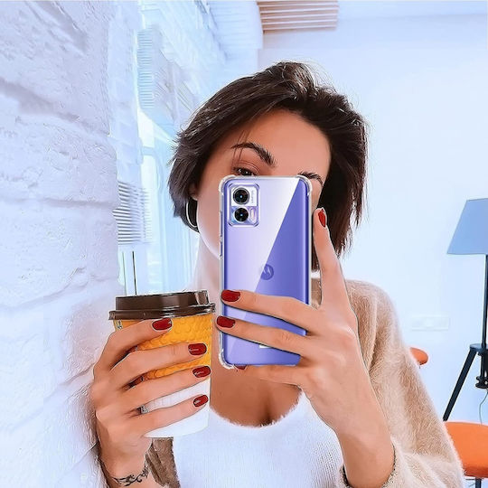 Back Cover Σιλικόνης Διάφανο (Motorola Edge 30)