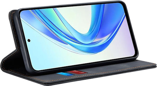 Wallet Δερματίνης / Δερμάτινο Μαύρο (Honor 90 Smart)