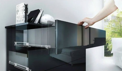Blum Tandem 551f Geheimleitfaden für Schublade mit Bremsen 80% Öffnung 104-551f46001b