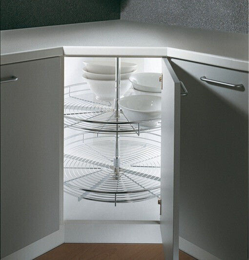 Rotating Shelf 4/4 Anthracite Reinforced 128-407a#50#nm L-500mm