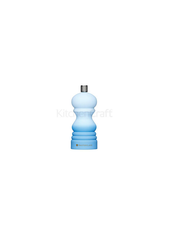 Kitchen Craft Capstan Manual Wooden Pepper Mill 12cm Blue
