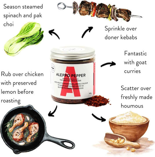 Πιπερι Παπρικα Χαλεπιου Aleppo Pepper Pul Biber Halep Biberi 100 Gr