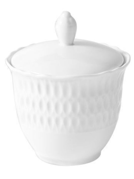 Cmielow Tea Set with Cup Porcelain White 1100ml 27pcs