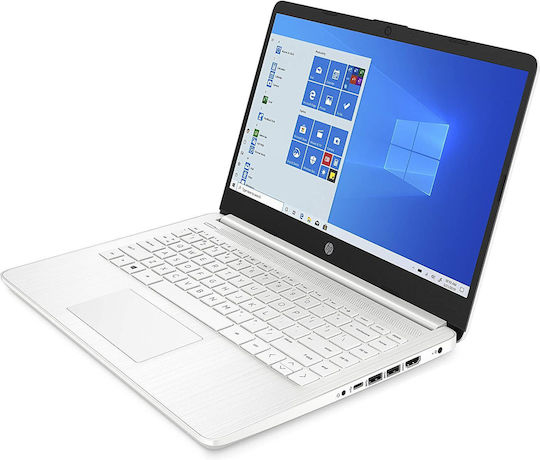 HP 14-dq3000 14" (Celeron Quad Core-N4500/4GB/64GB Flash Storage/W11 S) Snowflake White (US Keyboard)