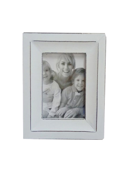 Wooden Photo Frame Double Frame White
