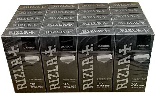 Rizla Ultra Slim Ενεργού Άνθρακα 120 Φιλτράκια 20τμχ