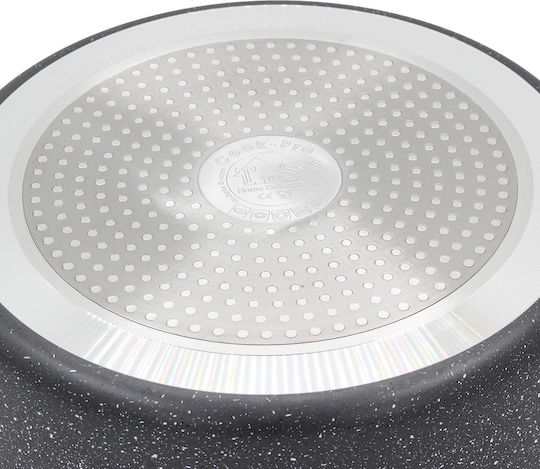 TnS Marble Deep Pot made of Aluminum 28cm