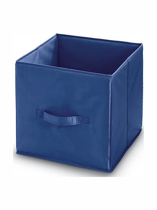 Domopak Living Πλαστικό Κουτί Αποθήκευσης Μπλε 32x32x32cm