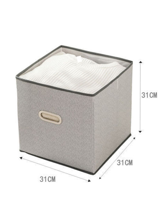 Tpster Текстил Кутия за съхранение с капак 31x31x31см 1бр