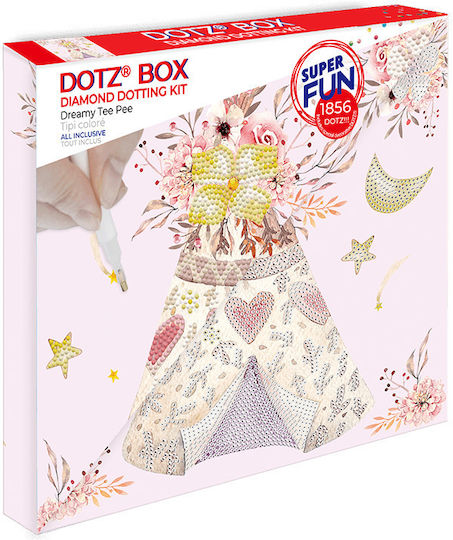 Diamond Dotz Diamond Painting Kit with Frame Dreamy Tee Pee DBX.046