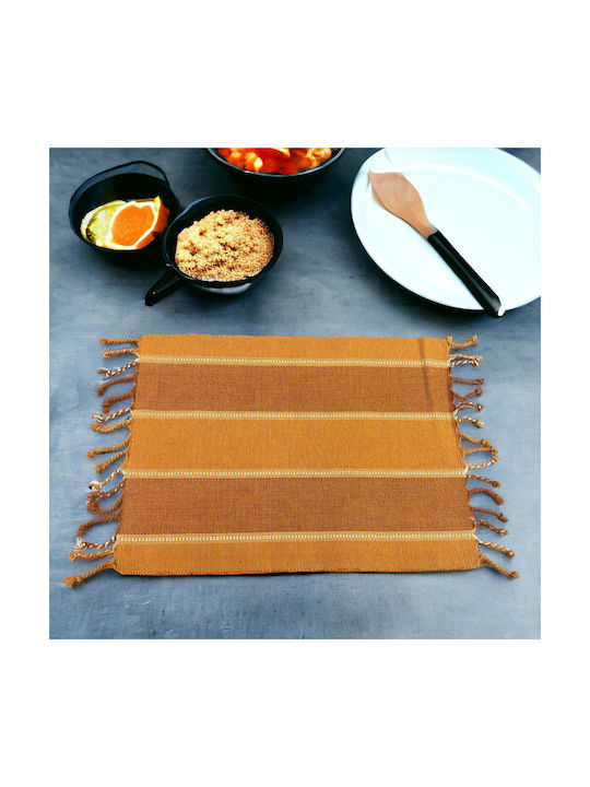 Linea Home Ν870 Σουπλά Υφασμάτινο Καφέ 48x33cm