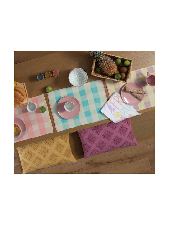 Nef-Nef Homeware Fabric Placemats Orange 48x33cm 2pcs