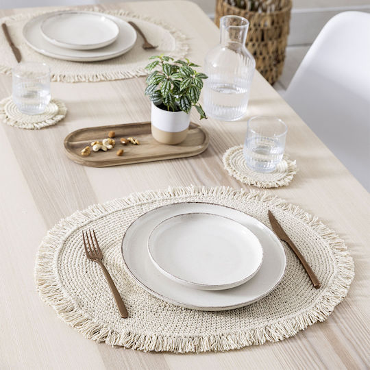 Nima Platzdeckchen Beige 50x35cm 1Stück