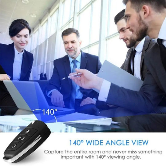 Versteckte Kamera Schlüsselanhänger 1080p mit Eingebautem Speicher 32GB