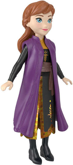Mattel Disney Princess Frozen Anna Small Doll Black Dress for Ages 3+ 9cm Miscellaneous Designs