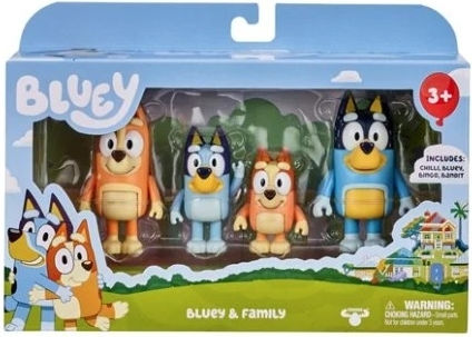 Giochi Preziosi Bluey Family Figures For Age 3+ (Miscellaneous Designs)