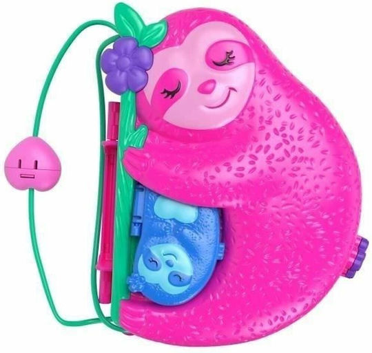 Mattel Θήκη Τσαντάκι Sloth Polly Pocket Βραδύποδας για 4+ Ετών (Διάφορα Σχέδια)