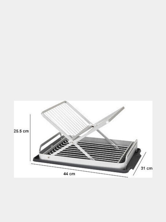 5Five Aluminum Sink Strainer Gray 44x31x25.5cm