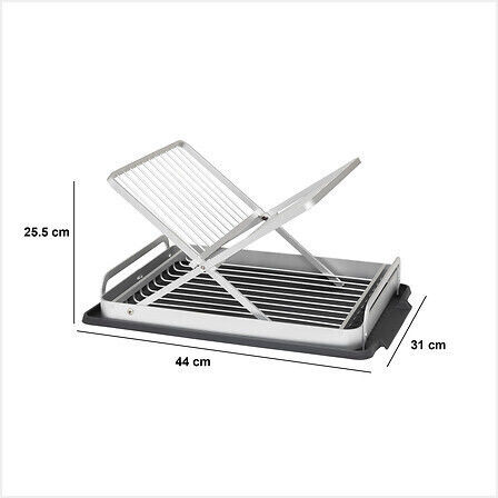 5Five Aluminum Sink Strainer Gray 44x31x25.5cm