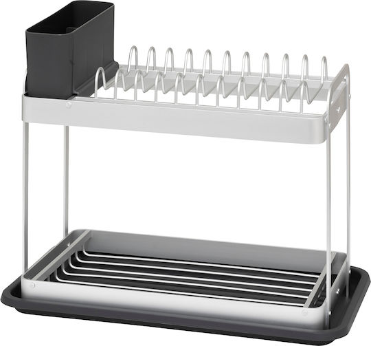 5Five Aluminum Gray Sink Strainer 42x23x35cm