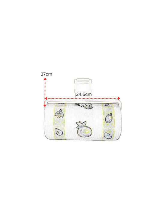 Bama Wall Mounted Plastic Paper Towel Holder White 24.5x5x17cm