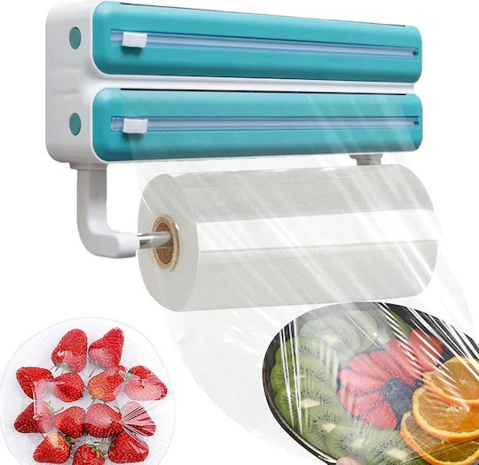 Papierhandtuchhalter An der Wand montiert Blau 36x12cm YS-04120