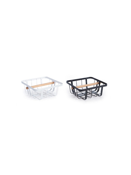Nef-Nef Homeware Държач за салфетки Метална Бяла 20x20x8см