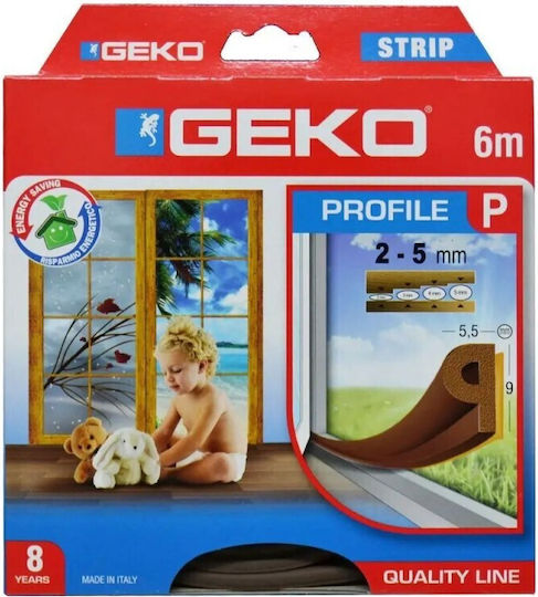 Geko Self-Adhesive Tape Draft Stopper Door / Window in White Color