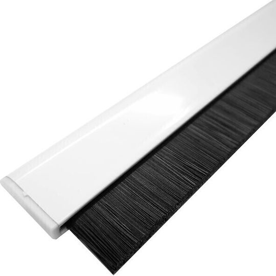 Viosarp Stafflex Jumbo Rod Draft Stopper Door with Brush in White Color