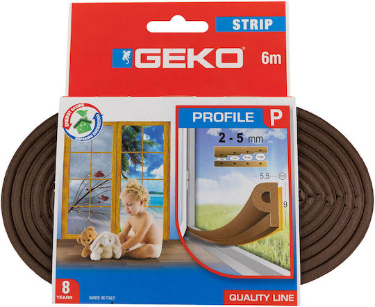 Geko Self-Adhesive Tape Draft Stopper Door / Window in White Color
