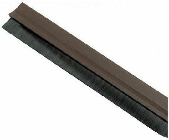 Bostik Rod Draft Stopper Door with Brush in Brown Color 1m