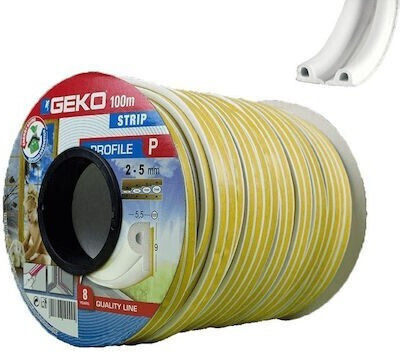 Geko Αεροστόπ Πόρτας σε Λευκό Χρώμα 1mx0.6cm