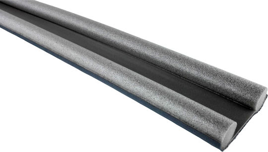 Home & Camp Schaumstoff Doppelter Zugluftstopper Tür / Fenster in Gray Farbe 0.95mx6cm