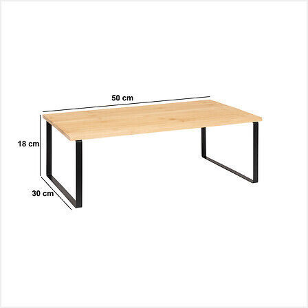 5Five 5Five Tischspiel Holz Regal Shelfy 50x30x18cm Schwarze
