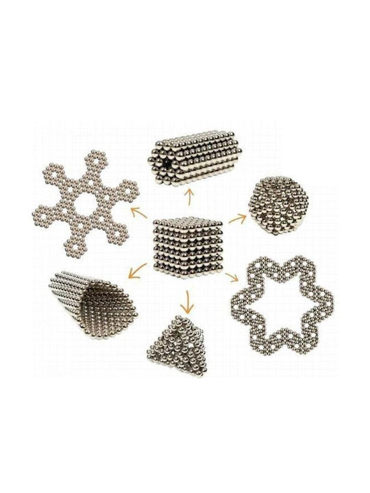 Magnetische Kugeln für Bürodekoration aus Metall 3x3cm in Silber Farbe