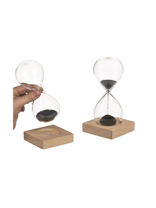 Out of the Blue Octopus Decorative Office Hourglass Made of Glass in Black Color